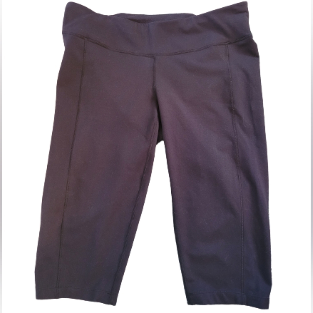 JOCKEY Cropped Knee Length Legging, Black, Size XL